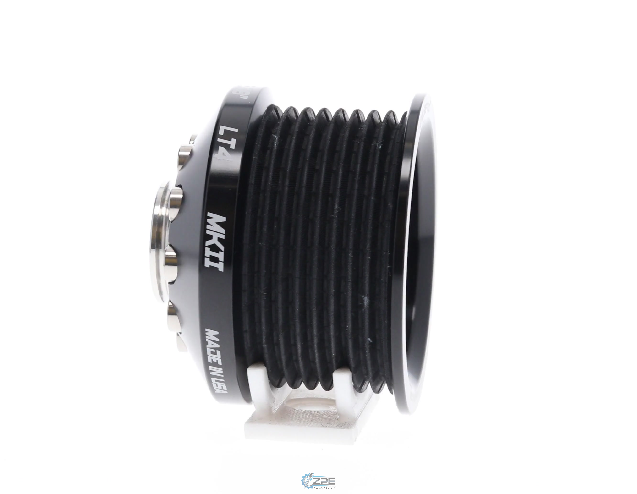 2.38" 8 Rib ZPE GripTec® 2pc MKII LT4 L3V Black Pulley & Hub Kit